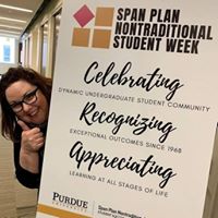 Nontraditional Student Week 2019 Sign